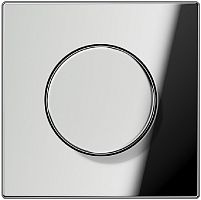 Лицевая панель Jung LS990 metal для светорегулятора поворотного хром картинка